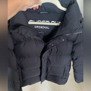 Aritzia Super Puff Black Water Repellent Winter Coat Jacket Like NEW worn once!